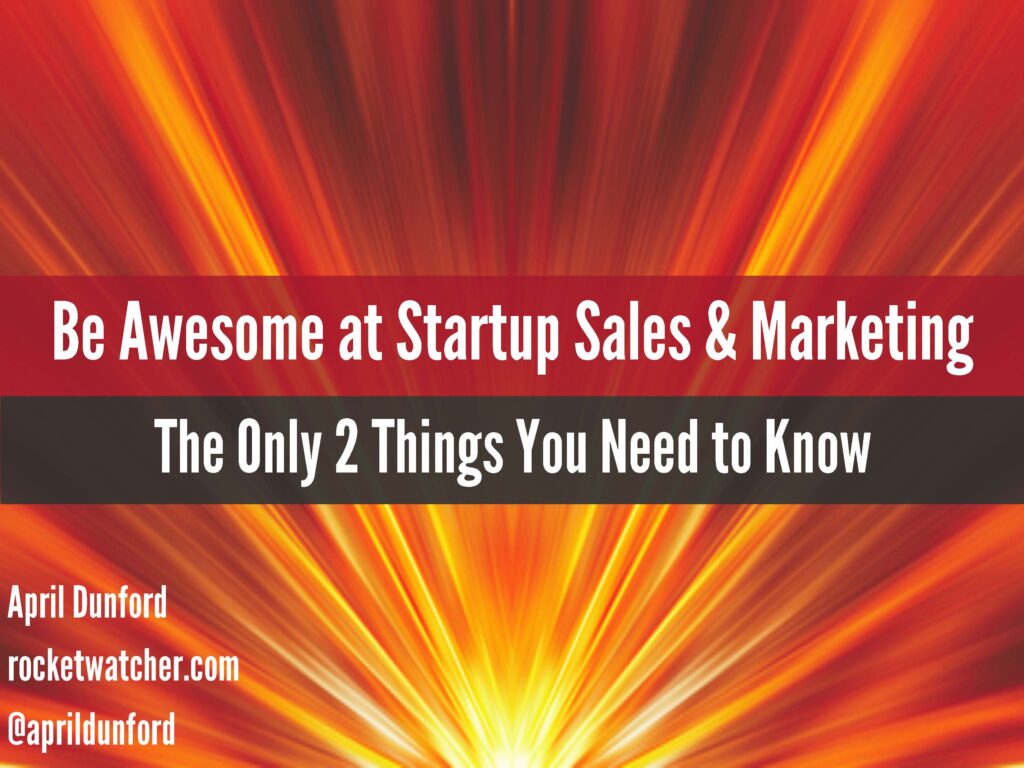 Awesome Startup Marketing and Sales